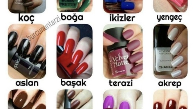 Burçlara Göre Oje Renkleri Sizce doğru mu?