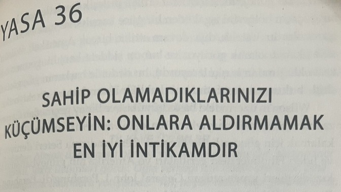 Sizi aldatan birinden en iyi intikam sizce nedir, nasıl aldınız veya alırdınız?