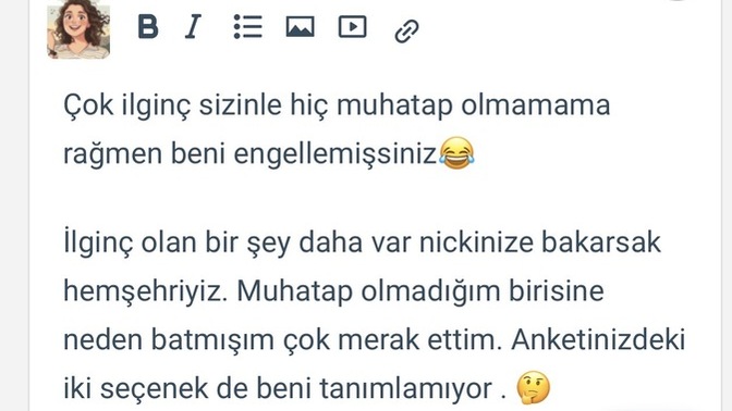 İnsanları sebepsiz yere engelleyip sonra da şu kadar kişi engelli bende diyenler hakkında ne düşünüyorsunuz?