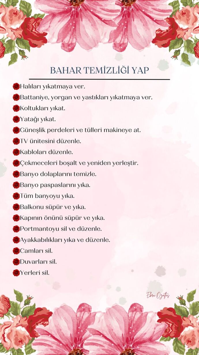 Bahar temizliği ne zaman yapılır, şimdiden baştan sona temizlik yapsam olur mu?
