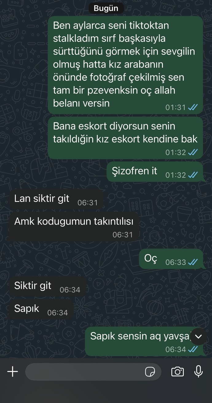 Eski sevgilim hiç mi umursamamış sizce?