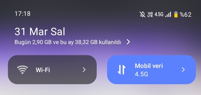 Telefon desteklemiyor mu demek bu 5G yi?