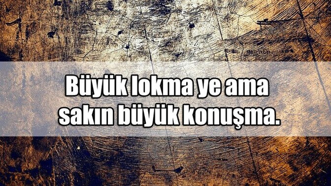Büyük konuşur musunuz?