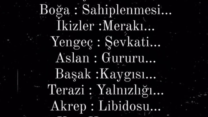 Hangi Burçsunuz ve Liste Doğru mu?