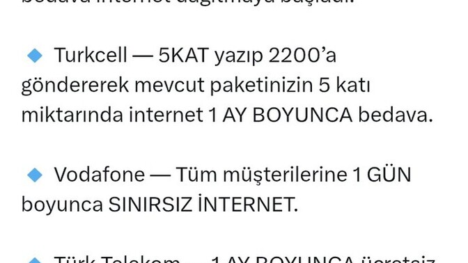 Vodafone uygulaması çöktü mü, sizde de açılmıyor mu mesaj da gelmedi mi?