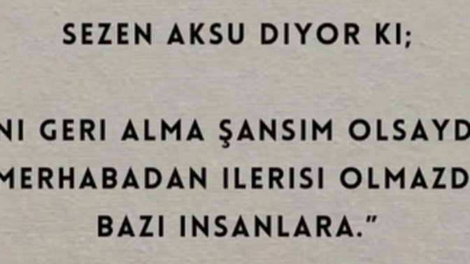 Zamanı geri almak istedin mi hiç?