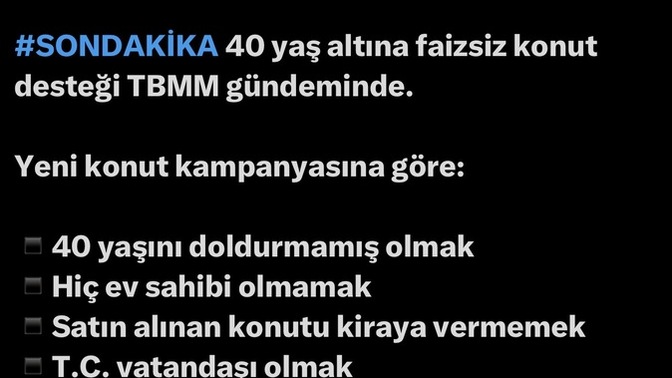 Sıfır faizli konut kredisi çeker misiniz?