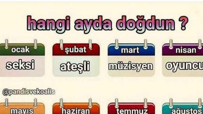 Doğduğun aya göre nasıl birisin 🙄?