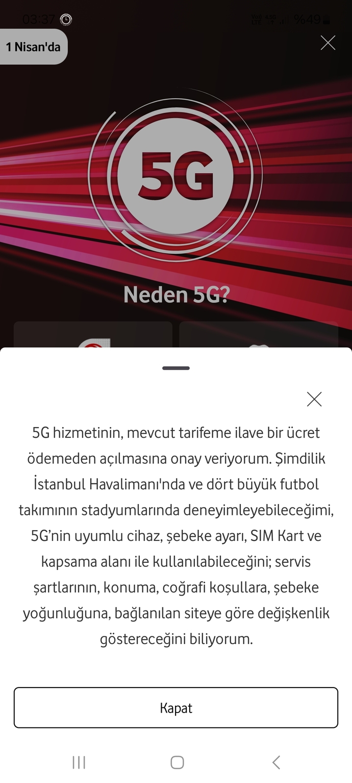 Merakla Beklenen 5G Bugün 1 Nisan İtibariyle Artık Gelmiş Oldu? Peki Nasıl Buldunuzz? Ya da Hayaller ve Gerçekler mi diyelimm👏🏻?
