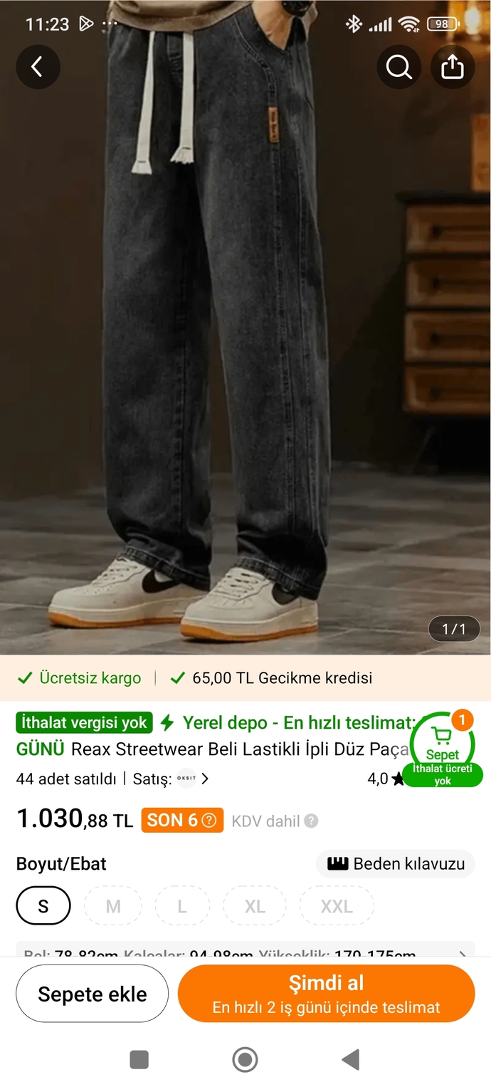 Eşofman rahatlığında bir jean pantolon mümkün müdür?
