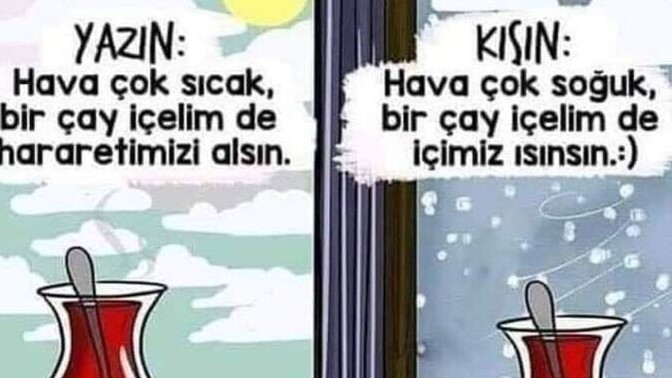 Çay kış içeceği midir, yaz içeceği midir?