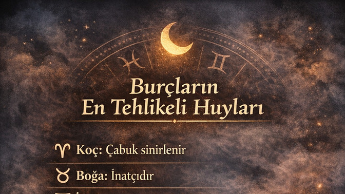 Burcunuza göre en tehlikeli huyunuz ne?