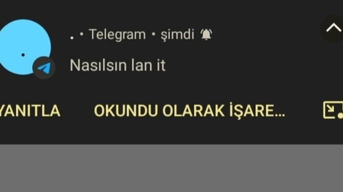 En son hangi mesajı aldınız?