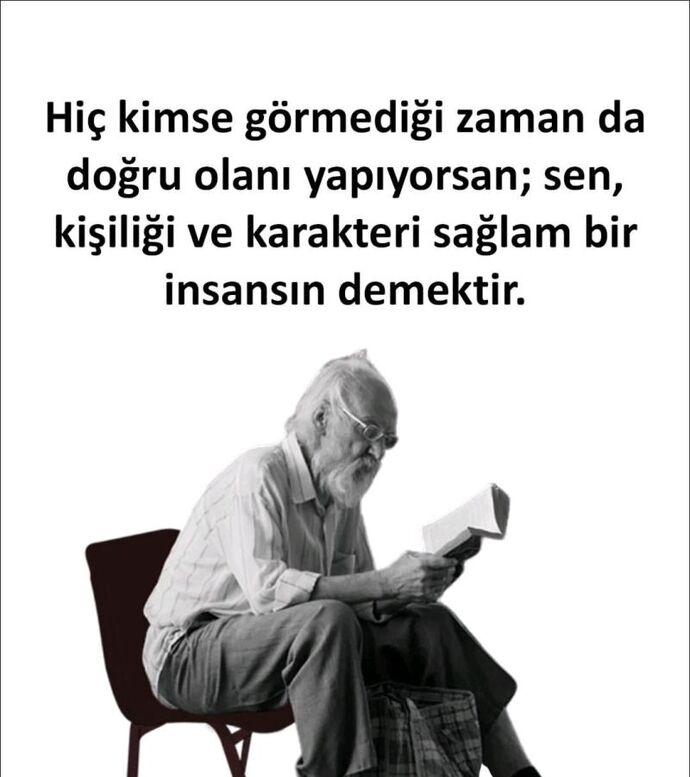 Kimse görmese bile doğru olanı yaptın mı?
