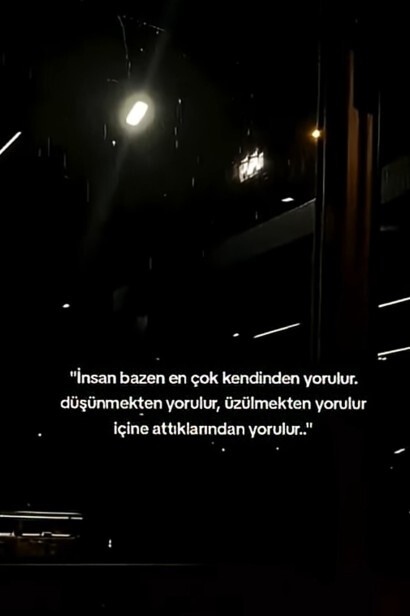 Yoruldunuz muuu ?