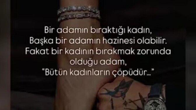 Bir adamın bıraktığı kadın baska bir adamın hazinesi olur mu?