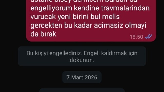 Eski en yakin arkadasim biseyler yazip silmiş napıcam?