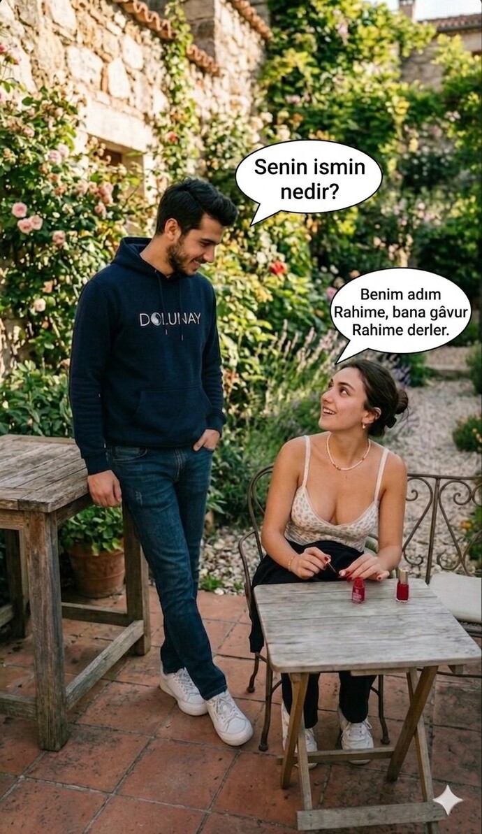 Sende boya var mı, nerende boya var?