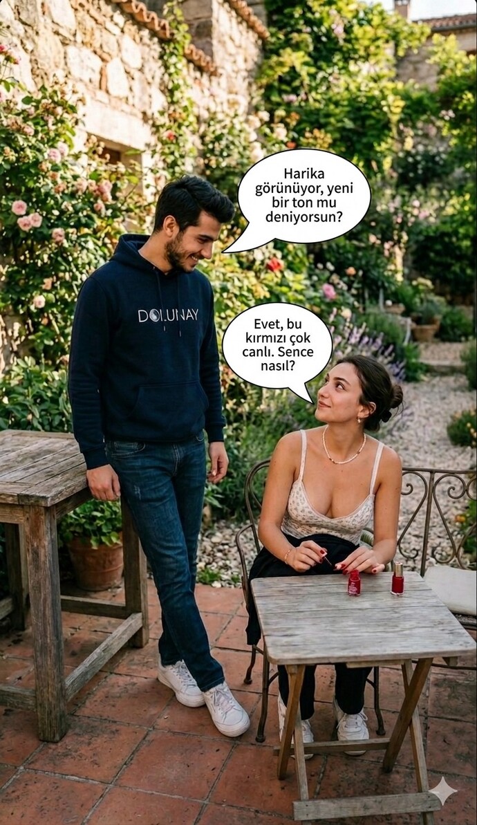 Sende boya var mı, nerende boya var?