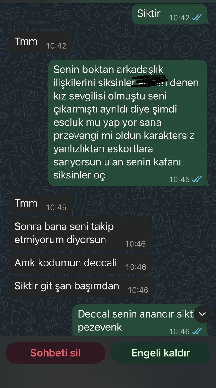 Bunları yazan eski sevgilinin artık özlemesi imkansız mı?