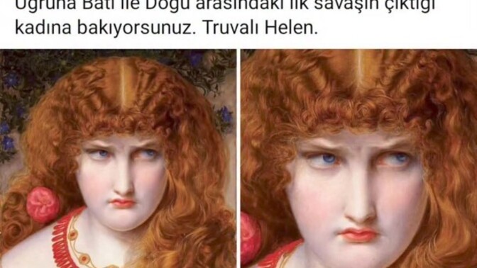 Uğruna batı ve doğu arasındaki ilk savaşın çıkmasına sebep olan Heleni tanıyor musunuz?