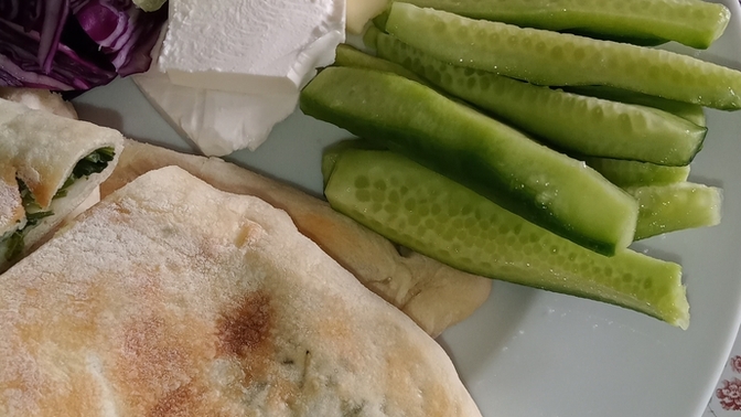 Kendime hazırladığım minnacık tabak sunum olarak nasıl olmuş sizce?