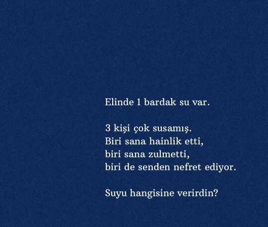 Sen olsan hangisine verirdin?