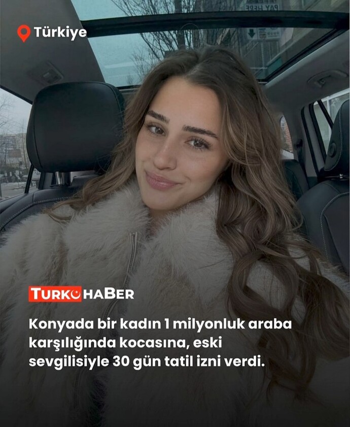 Gerçekten var mı böyle kadınlar? Kocanın eski sevgilisiyle tatile gitmesine bir milyonluk araba şartıyla izin verilir mi?