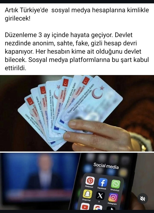 Sosyal medyaya kimlikle giriş zorunluluğu fake hesapları ve tacizi bitirir mi?