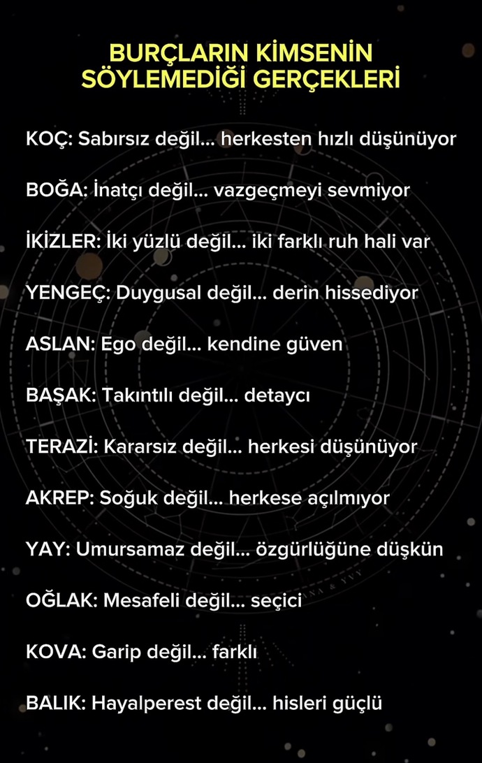 Hangi Burçsunuz Arkadaşlar?