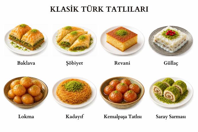 Bu tatlılardan en çok hangisini seversin?