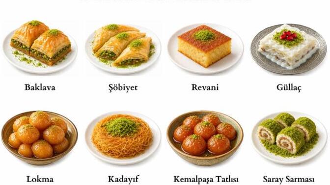Bu tatlılardan en çok hangisini seversin?