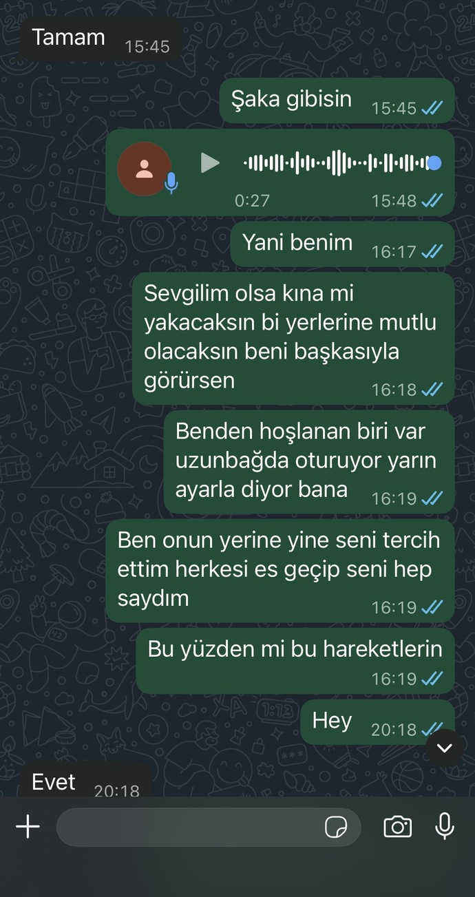 Eski sevgilinin bu kadar nefret dolu olmasi normal mi?