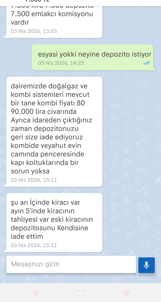 Depozito için bu bahane saçma değil mi?
