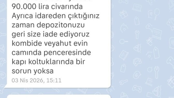 Depozito için bu bahane saçma değil mi?