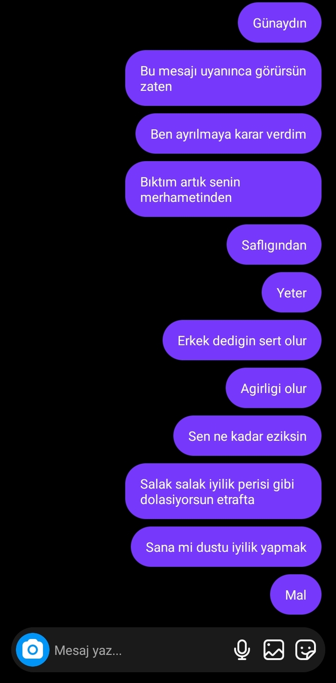 Sevgilim merhametli ve ezik olduğu için ayrıldım. Haksız mıyım?