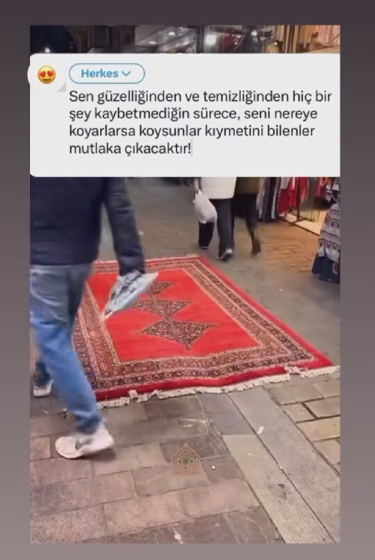 Esnafların yaptığı bu sosyal deneyde, sen halıya basmadan geçebilir miydin?