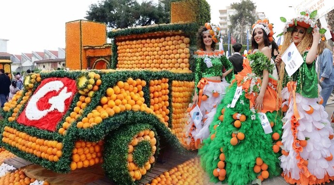 Siz de portakal çiçeği festivaline turla gelecek kadar kafayı yediniz mi?
