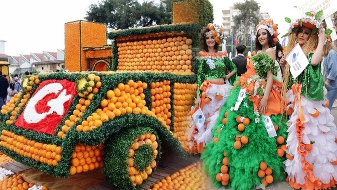Siz de portakal çiçeği festivaline turla gelecek kadar kafayı yediniz mi?