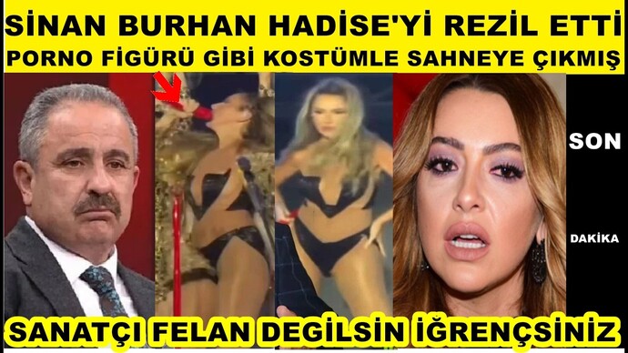Hadisenin konser kostümü abartılı mı sanatına uygun mu?