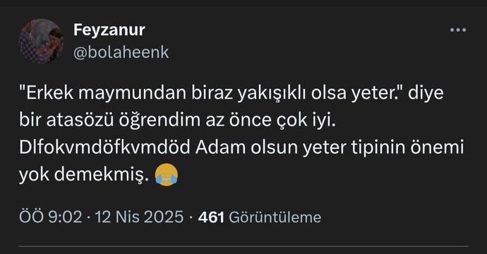 Erkekte tipe değil, adamlığa bakılır sözüne katılıyor musunuz?