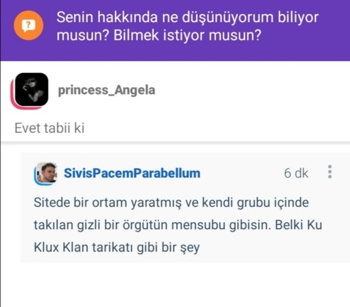 Sence nasıl bir izlenim veriyorsun?