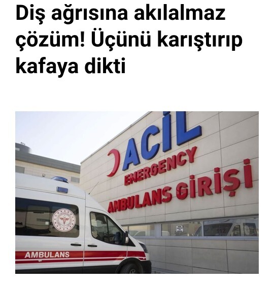 Diş ağrısına karşı sizin de ilginç çözümleriniz var mı, yoksa bu kadar ileri gidilir mi?