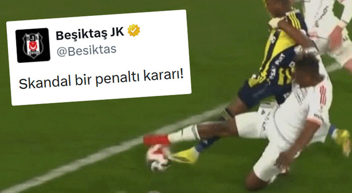 Hırsızlar! Fenerbahçe - Beşiktaş maçında skandal penaltı ile sarı lacivertliler yarışta tutuldu! Ne düşünüyorsunuz?