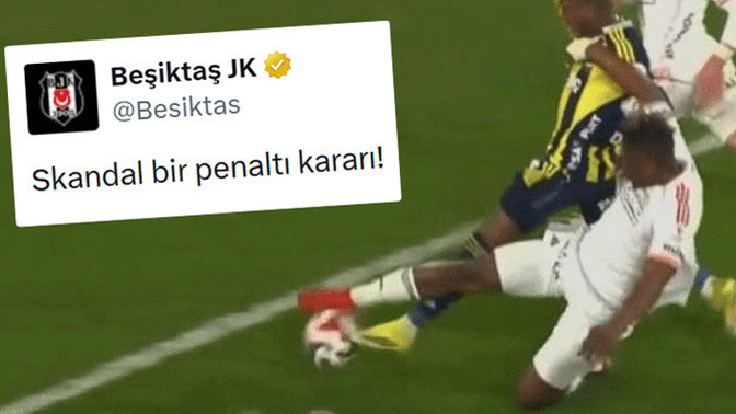 Hırsızlar! Fenerbahçe - Beşiktaş maçında skandal penaltı ile sarı lacivertliler yarışta tutuldu! Ne düşünüyorsunuz?