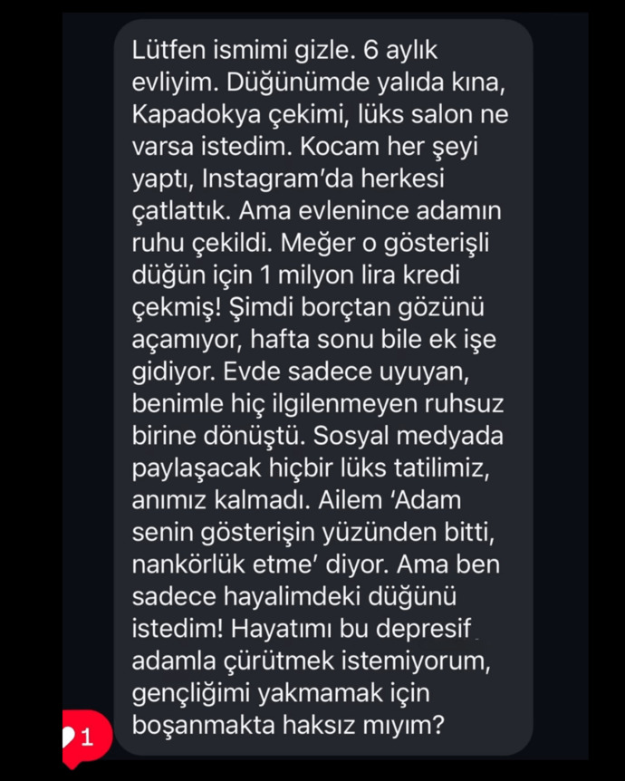Kadın Sosyal medyada her şeyi en abartlı şekilde yaşasın diye adam kredi çekmiş, Bu konu hakkında ne düşünüyorsunuz? ?