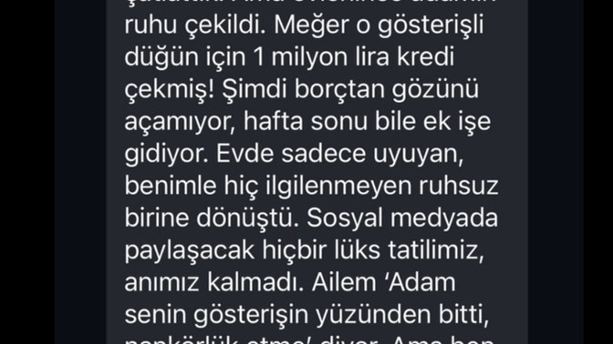 Kadın Sosyal medyada her şeyi en abartlı şekilde yaşasın diye adam kredi çekmiş, Bu konu hakkında ne düşünüyorsunuz? ?