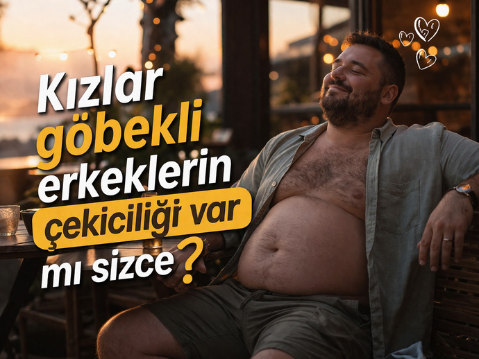 Kızlar göbekli erkeklerin çekiciliği var mı sizce?