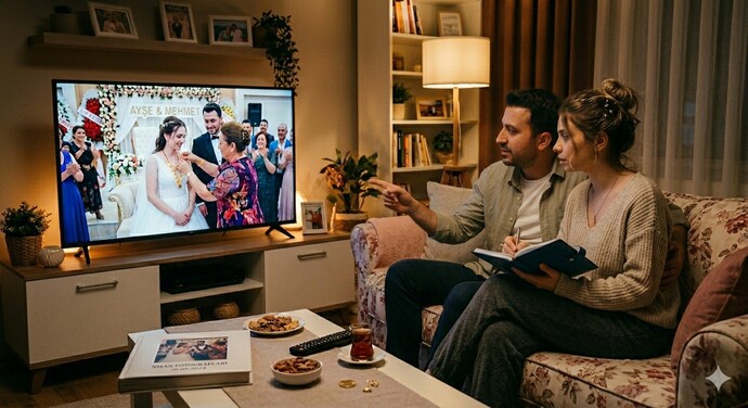 Düğünün olsa sana kim ne takmış diye sonradan düğün videosunu izler misin?