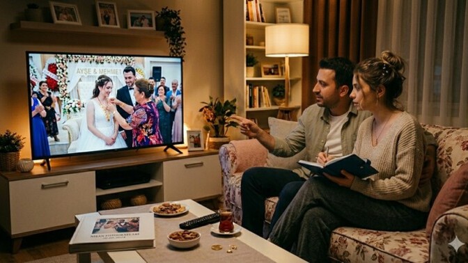 Düğünün olsa sana kim ne takmış diye sonradan düğün videosunu izler misin?